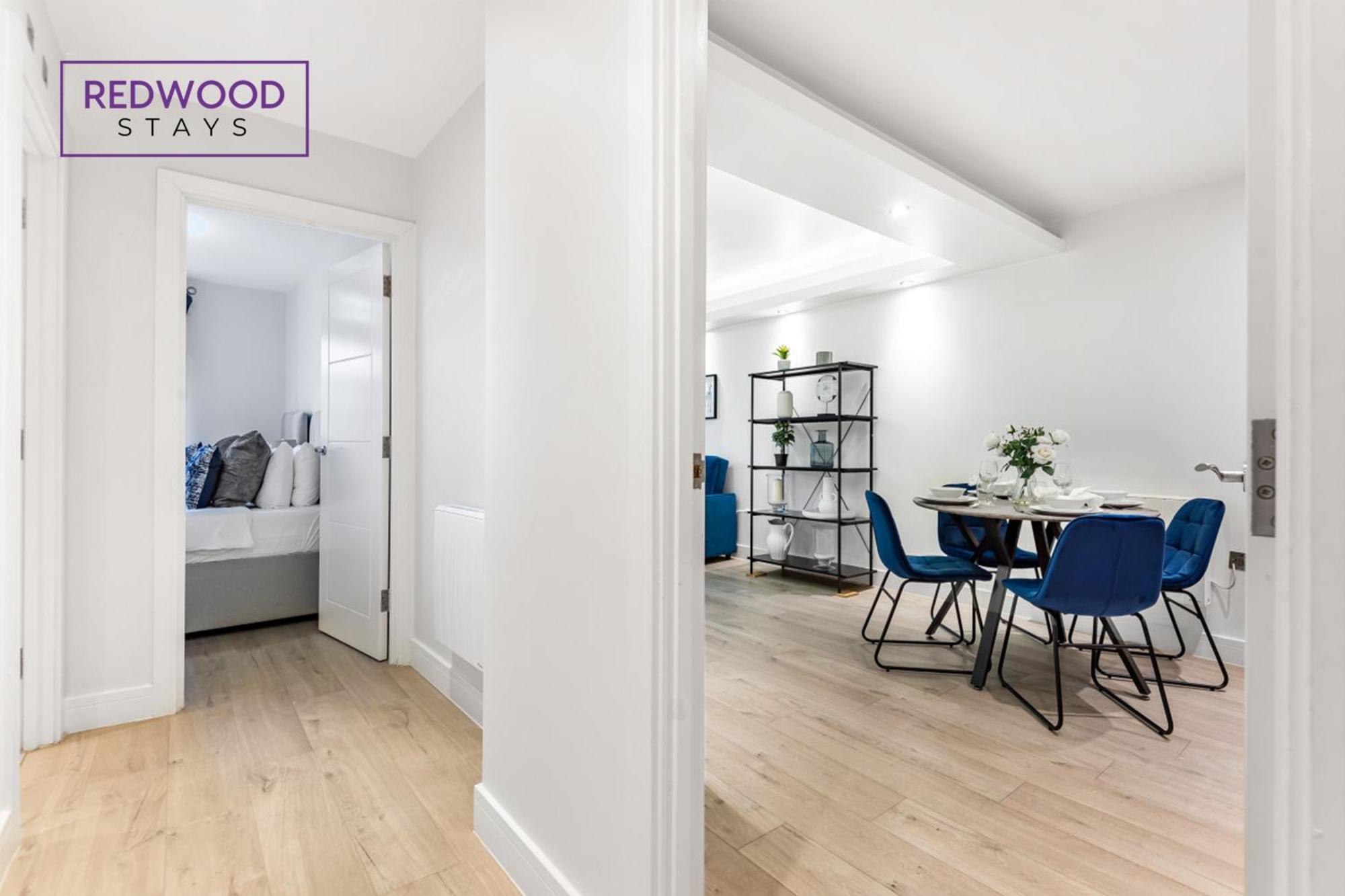 1 Bed 1 Bath Town Center Apartments For Corporates & Contractors, Wifi, Netflix And Parking On Selected Units By Redwood Stays อัลเดอร์ช็อต ภายนอก รูปภาพ